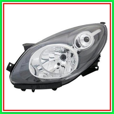 Proiettore Sinistro Mod H4 Elettrico-Senza Motore-Nero Renault Twingo Dynamic-(Anno 2007-2012)