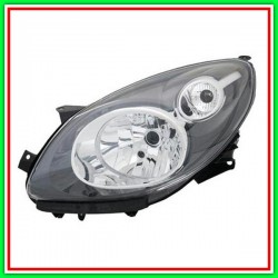 Proiettore Sinistro Mod H4 Elettrico-Son Motore-Nero Renault Twingo Dynamic-(Anno 2007-2012)