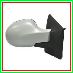 Retrovisore Destro A Cavi Con Primer-Convesso-Cromato Renault Twingo Dynamic-(Anno 2007-2012)