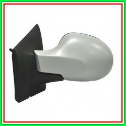 Retrovisore Sinistro A Cavi Con Primer-Asferico-Cromato Renault Twingo Dynamic-(Anno 2007-2012)