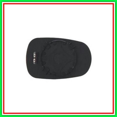 Piastra Specchio Destra Convessa-Cromata Renault Modus-(Anno 2004-2007)