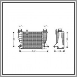 Intercooler Renault Modus-(Anno 2004-2007)