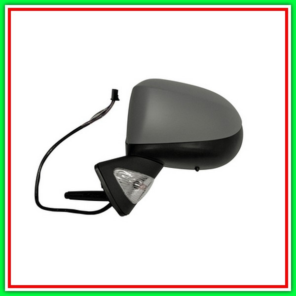 Left Electric-Thermal-With Primer-With Headlight-Lockable-Aspheric-Chrome RENAULT Grand Modus-(Year 2008-2013)