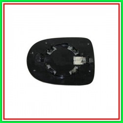 Aspheric Left Mirror Plate Chromed RENAULT Grand Modus-(Year 2008-2013)