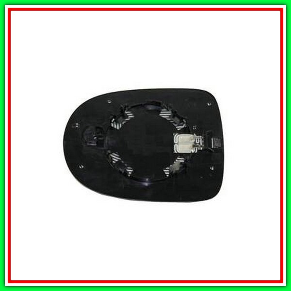 Left Mirror Plate Aspheric-Thermal Chrome RENAULT Grand Modus-(Year 2008-2013)