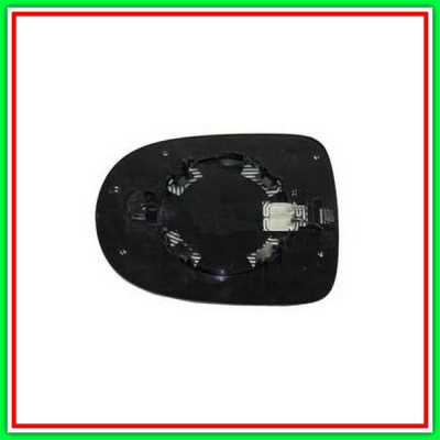 Left Mirror Plate Aspheric-Thermal Chrome RENAULT Grand Modus-(Year 2008-2013)