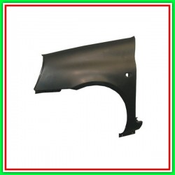 Left Front Fender In PLASTICA With Firefly Hole-Black Smooth to Primerizzare RENAULT Clio-(Year 2001-2005)