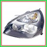 Left Projector Mod H7-H1 Electric-Without Engine-Black (Hella Version) RENAULT Clio-(Year 2001-2005)