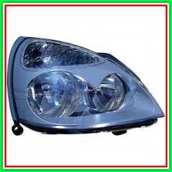 Right Projector H7-H1 Electric Without Engine-Grey (Hella Version) RENAULT Clio-(Year 2001-2005)