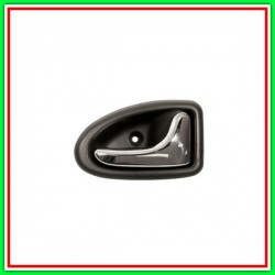 Front Front Handle Right-With Chrome Lever-Black Mostrina RENAULT Clio-(Year 2001-2005)