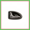 Front Front Handle Left-With Chrome Lever-Black Mostrina RENAULT Clio-(Year 2001-2005)