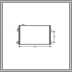 Condensatore Renault Clio-(Anno 2001-2005)