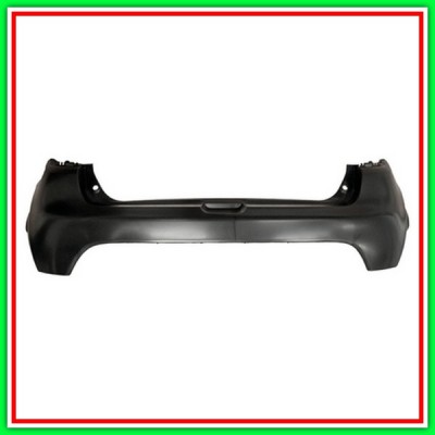 Paraurti Black-Smooth Rear To Primerizzare-With Tracks Pdc RENAULT Clio-(Year 2012-2016)