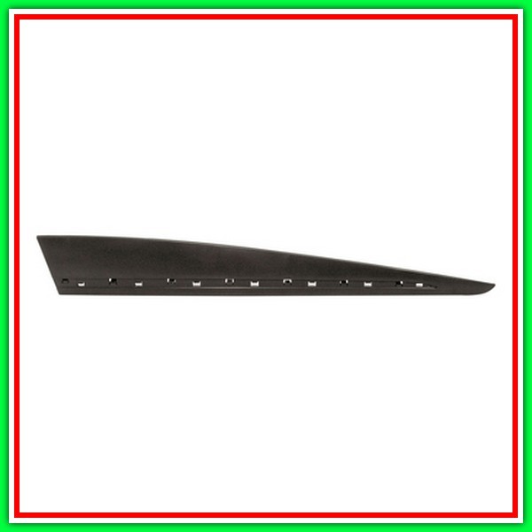 Black-Smooth Right Front Door Molding To Primerizzare With Holes Profile RENAULT Clio-(Year 2012-2016)