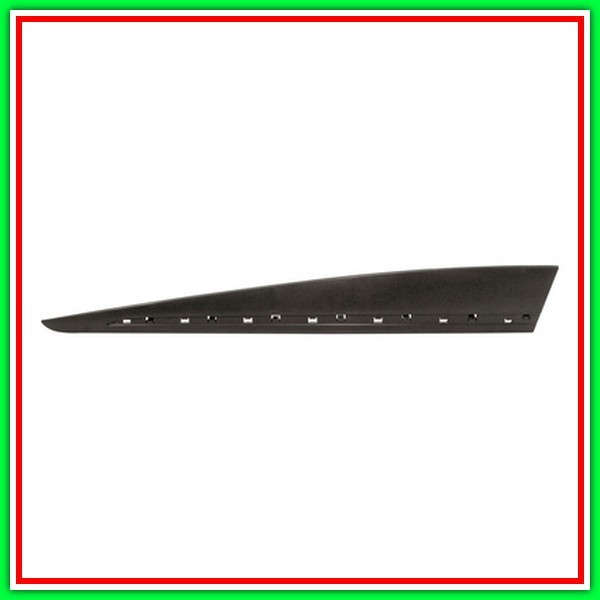 Black-Smooth Left Front Door Molding To Primerizzare With Holes Profile RENAULT Clio-(Year 2012-2016)
