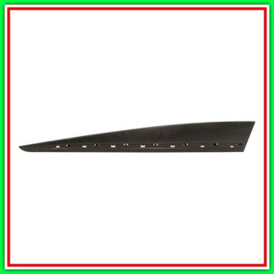 Black-Smooth Left Front Door Molding To Primerizzare With Holes Profile RENAULT Clio-(Year 2012-2016)