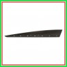 Black-Smooth Left Front Door Molding To Primerizzare With Holes Profile RENAULT Clio-(Year 2012-2016)