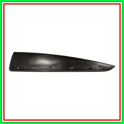 Black Left Black Left Rear Door Molding Smooth To Primerizzare-With Holes Profile RENAULT Clio-(Year 2012-2016)
