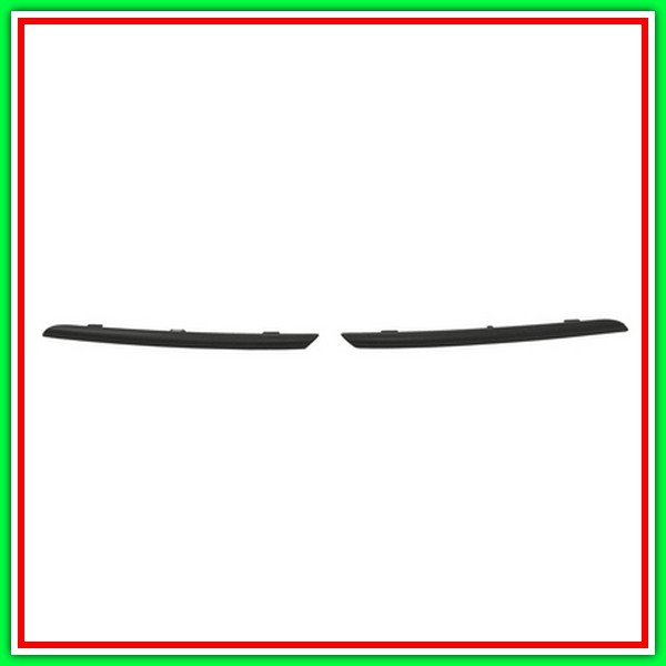 Kit Modanature Griglia Radiatore Con Primer (Destra-Sinistra) Renault Clio-(Anno 2012-2016)