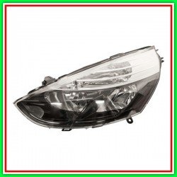 Left Projector H1-H7 Electric With Engine-Black-Edge Black RENAULT Clio-(Year 2012-2016)