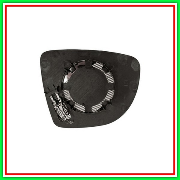 Left Mirror Plate Aspheric-Thermal Chrome RENAULT Clio-(Year 2012-2016)