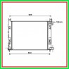 Radiatore Renault Clio-(Anno 2012-2016)