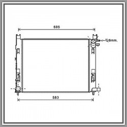 Radiatore Renault Clio-(Anno 2012-2016)