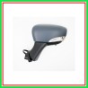 Electrical-Thermal Left Rearview Mirror With Primer-With Headlight-Aspheric-Chrome 12H7P RENAULT Clio-(Year 2012-2016)