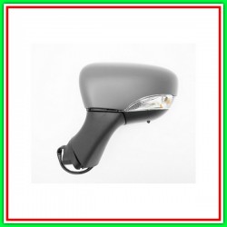 Electrical-Thermal Left Rearview Mirror-With Primer-With Headlight-Lockable-Aspherical-Chrome 12H9P RENAULT Clio-(Year 2012-2016