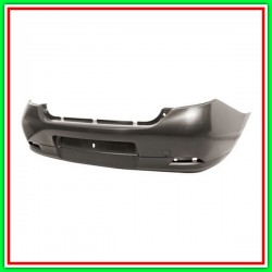 Paraurti Posteriore Nero-Liscio Da Primerizzare-Con Tracce Pdc-Con Tappo Gancio Renault Symbol Iii-(Anno 2013 In Poi)