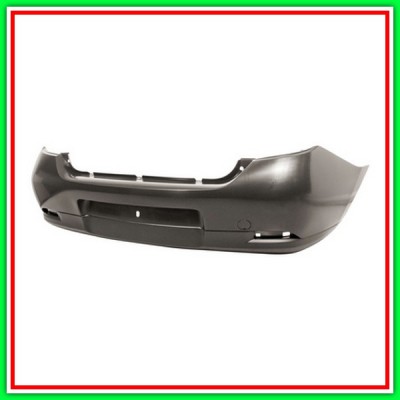 Paraurti Posteriore Nero-Liscio Da Primerizzare-Con Tracce Pdc-Con Tappo Gancio Renault Symbol Iii-(Anno 2013 In Poi)