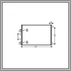 Condensatore Renault Megane-(Anno 2002-2005)
