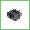Pulsantiera Nera-2 Interruttori-Alzacristallo Porta Anteriore Sinistra-Connettore Marrone-10 Pins Renault Megane-(2002-2005)