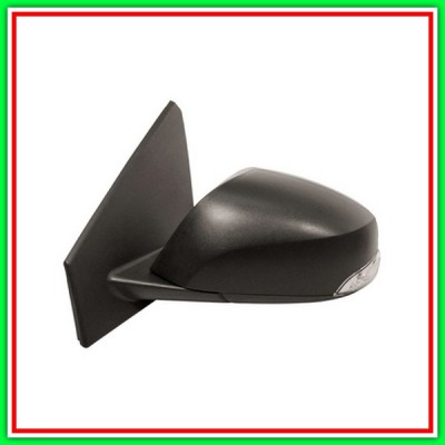 Retrovisore Sinistro Elettrico-Termico-Con Primer-Con Sonda-Con Fanale-Chiudibile-Asferico-Cromato Renault Megane-(2008-2012)