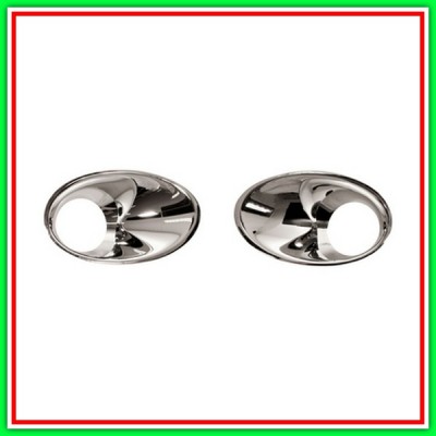 Chrome Fog Lights Kit (Right-Left) RENAULT Megane-(Year 2012-2014)
