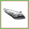 Proiettore Destro H7+H7 Elettrico-Con Motore-Cromato-Bordo Nero Renault-Megane-Mod. 04/12-02/14