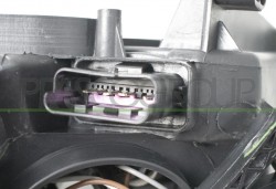 Proiettore Destro H7+H7 Elettrico-Con Motore-Cromato-Bordo Nero Renault-Megane-Mod. 04/12-02/14