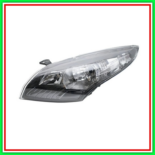 Proiettore Sinistro H7+H7 Elettrico-Con Motore-Nero Renault-Megane-Mod. 04/12-02/14
