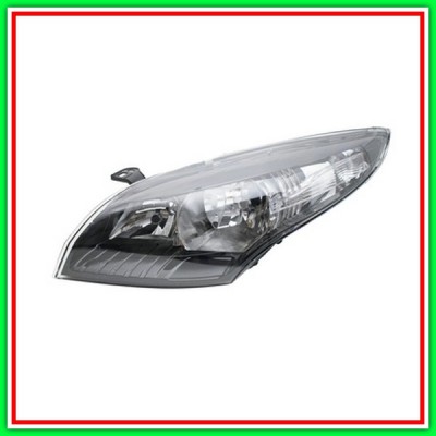 Proiettore Sinistro H7+H7 Elettrico-Con Motore-Nero Renault-Megane-Mod. 04/12-02/14