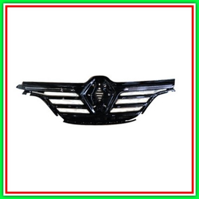 Black Radiator Grille With Chrome Molding RENAULT Megane-(Year 2016-2020)
