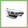 Proiettore Destro H7+H7-Elettrico Senza Motore-Con Luce Diurna-Bordo Cromato-Led Renault-Megane-Mod. 03/16-01/20