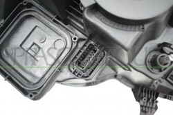 Proiettore Sinistro H7+H7-Elettrico Senza Motore-Con Luce Diurna-Bordo Cromato-Led Renault-Megane-Mod. 03/16-01/20