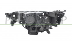 Proiettore Sinistro H7+H7-Elettrico Senza Motore-Con Luce Diurna-Bordo Nero-Led Renault-Megane-Mod. 03/16-01/20