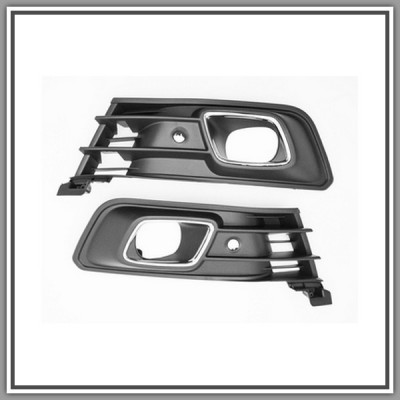Kit Grilles Paraurti Front Black-With Seat Fendi-Con Holes Pdc-Supports-With Chrome Frames (Right-Left)
