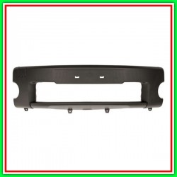 Modanatura Centrale Nera Goffrata Con Tappo Coprigancio Traino- Paraurti Anteriore Renault Kangoo-Be BopTom Tom-(2012-2013)