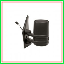 Retrovisore Sinistro Elettrico-Nero-Termico-Convesso-Cromato-Braccio Corto Renault Master-(Anno 1998-2003)