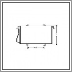 Condensatore Renault Master-(Anno 1998-2003)