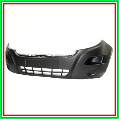 Paraurti Anteriore Nero Goffrato-Senza Sede Fendi Renault Master-(Anno 2014-2019)