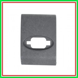 Modanatura Laterale Nera Goffrata-Con Foro Luce Stop-Porta Posteriore Sinistra Renault-Master-Mod. 07/14-09/19