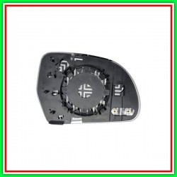 Left Mirror Plate Aspheric-Thermal-Blue SKODA Octavia-(Year 2008-2013)
